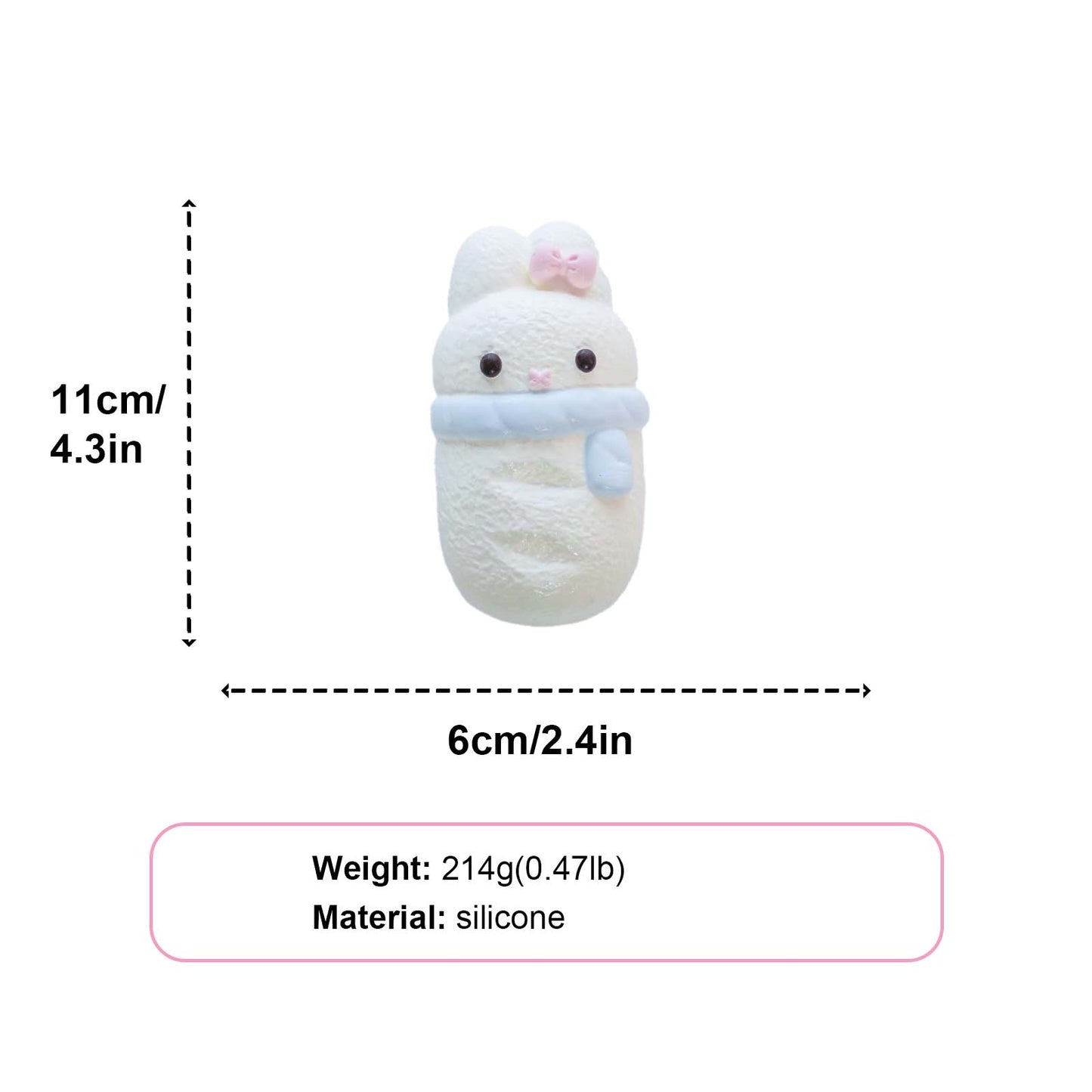 Little snowman Taba Squishy