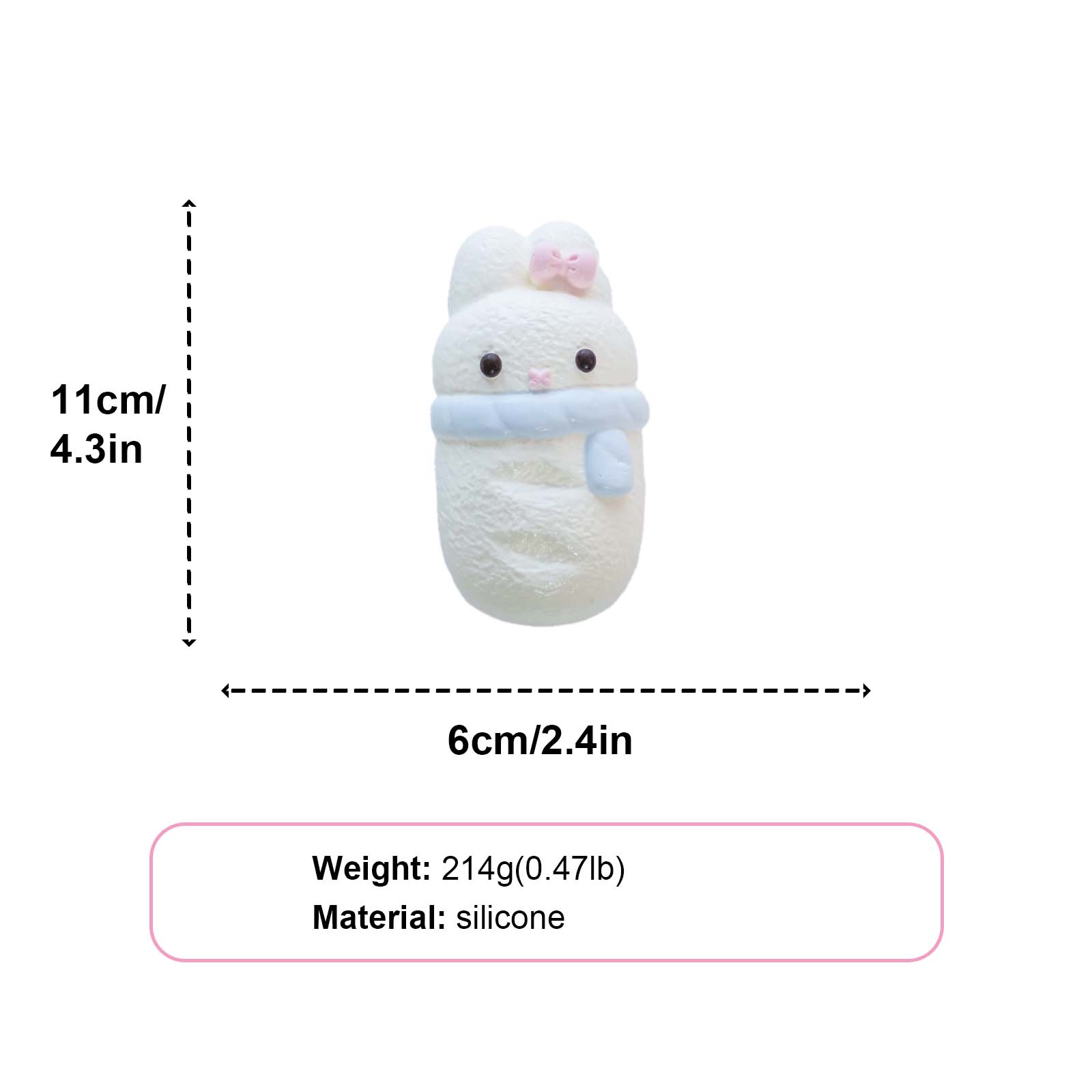 Little snowman Taba Squishy