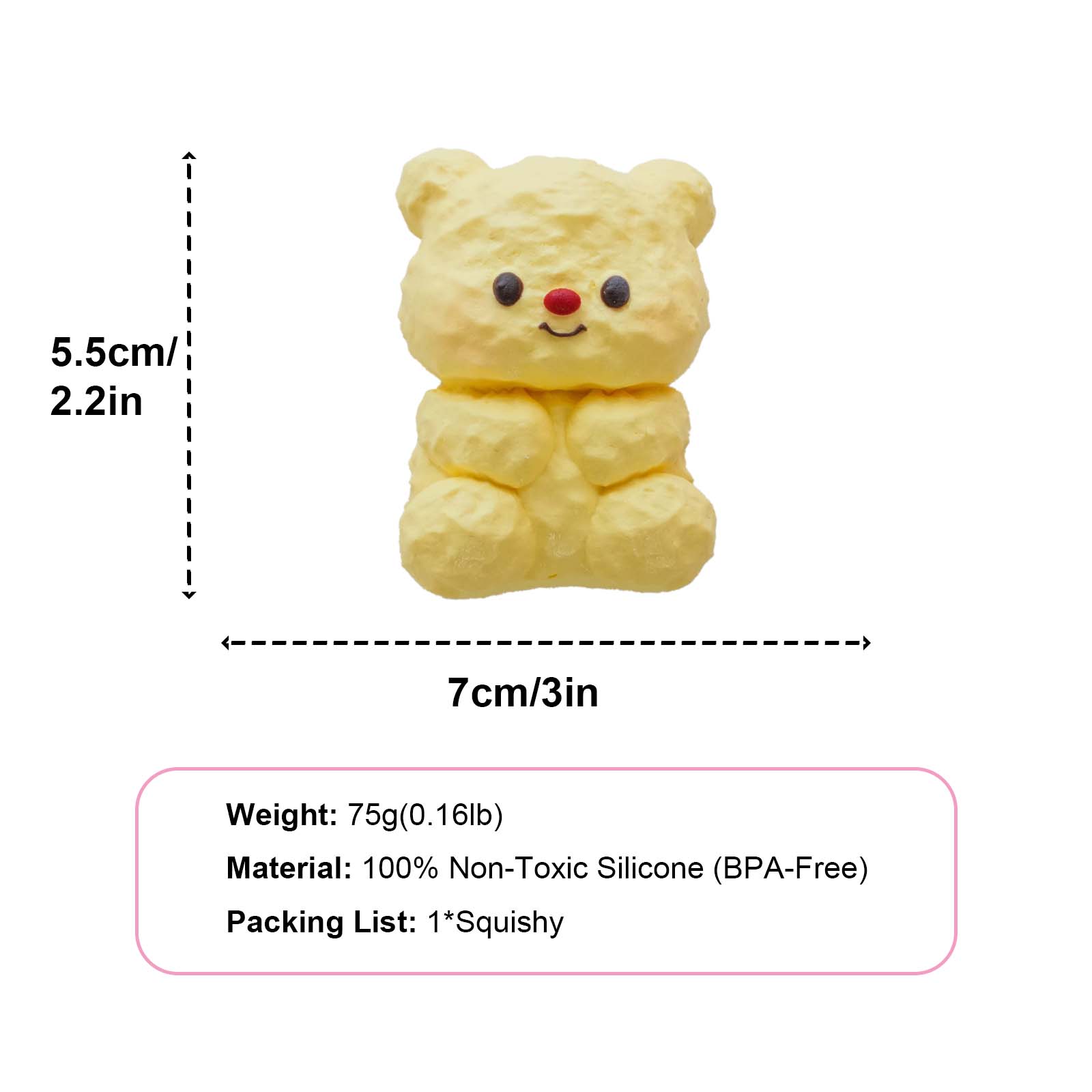 Butter bear Taba Squishy
