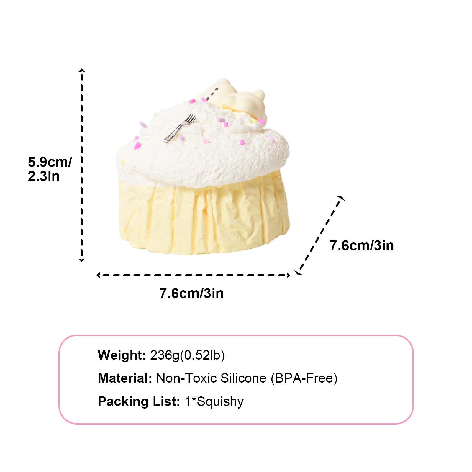 Yellow Cupcake Taba Squishy