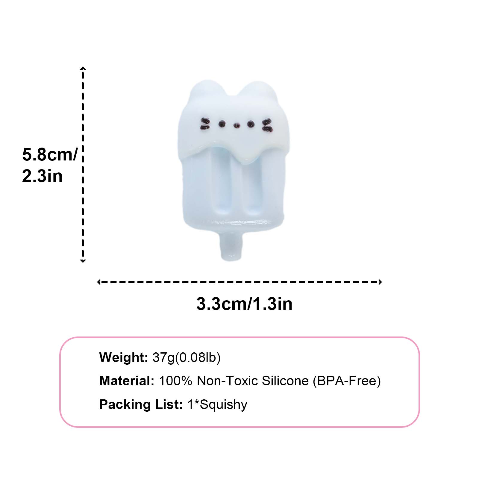 Kitten popsicle Taba Squishy