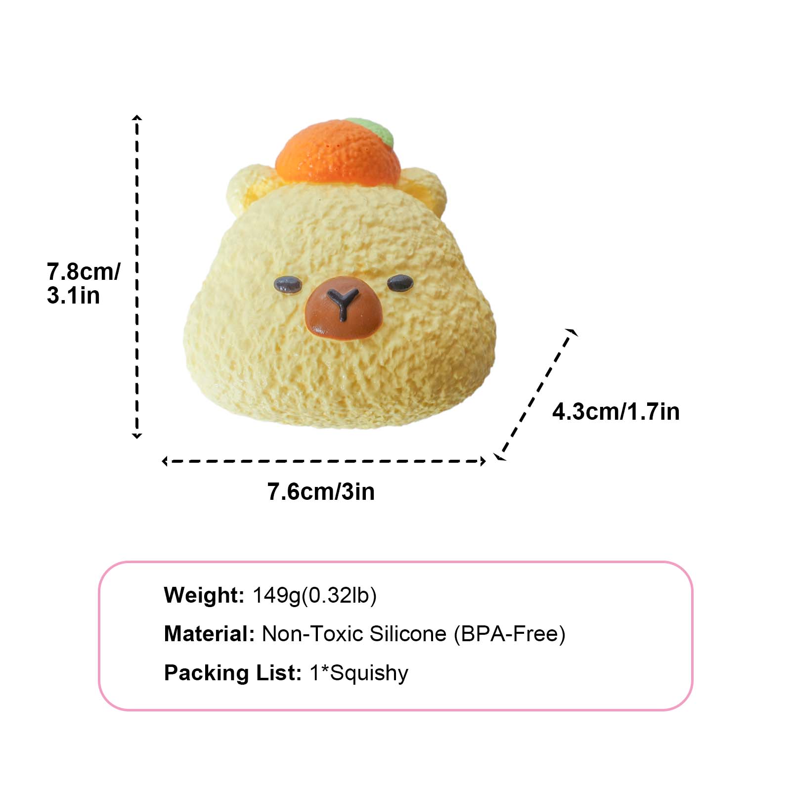 Kapibara Taba Squishy