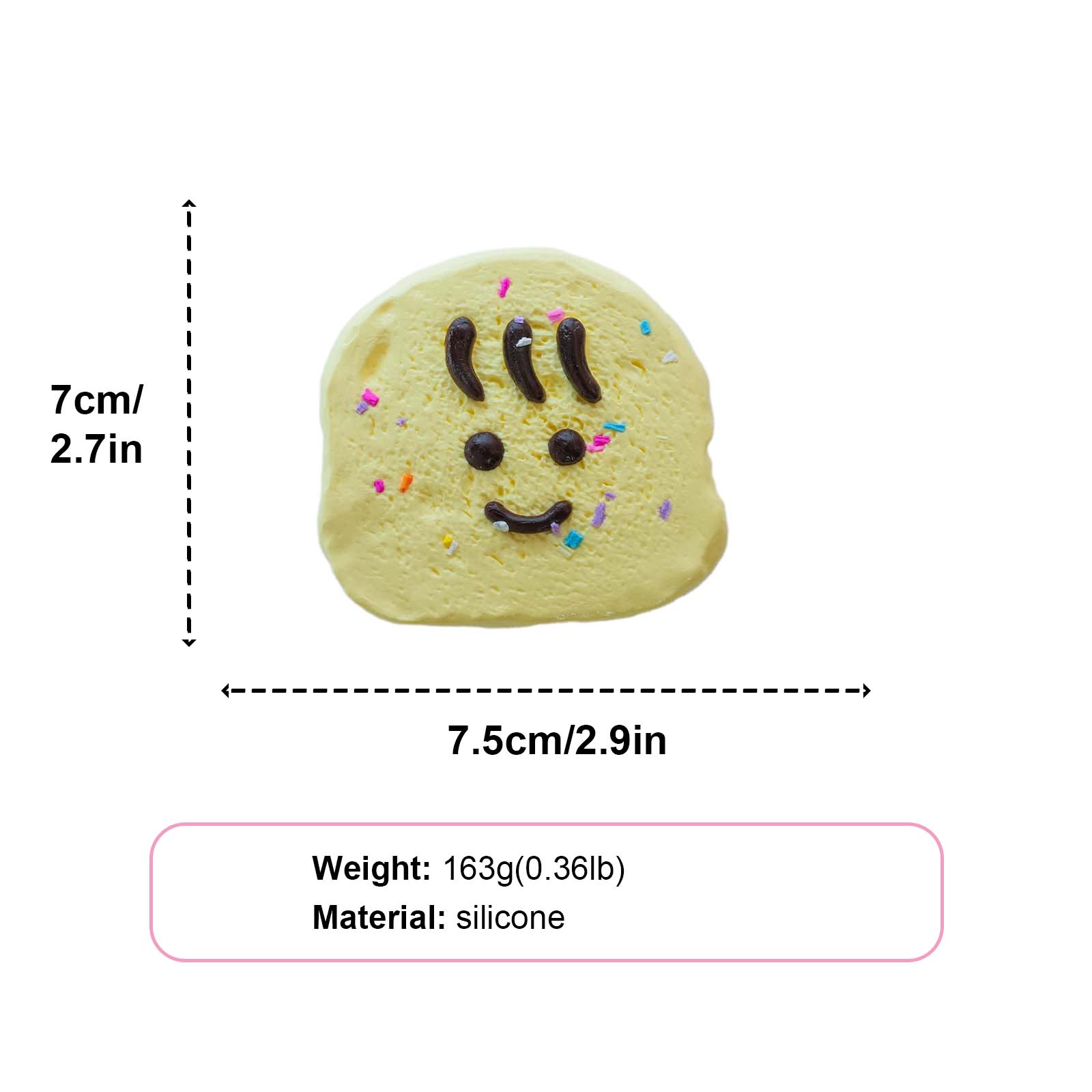 Smiling toast Taba Squishy