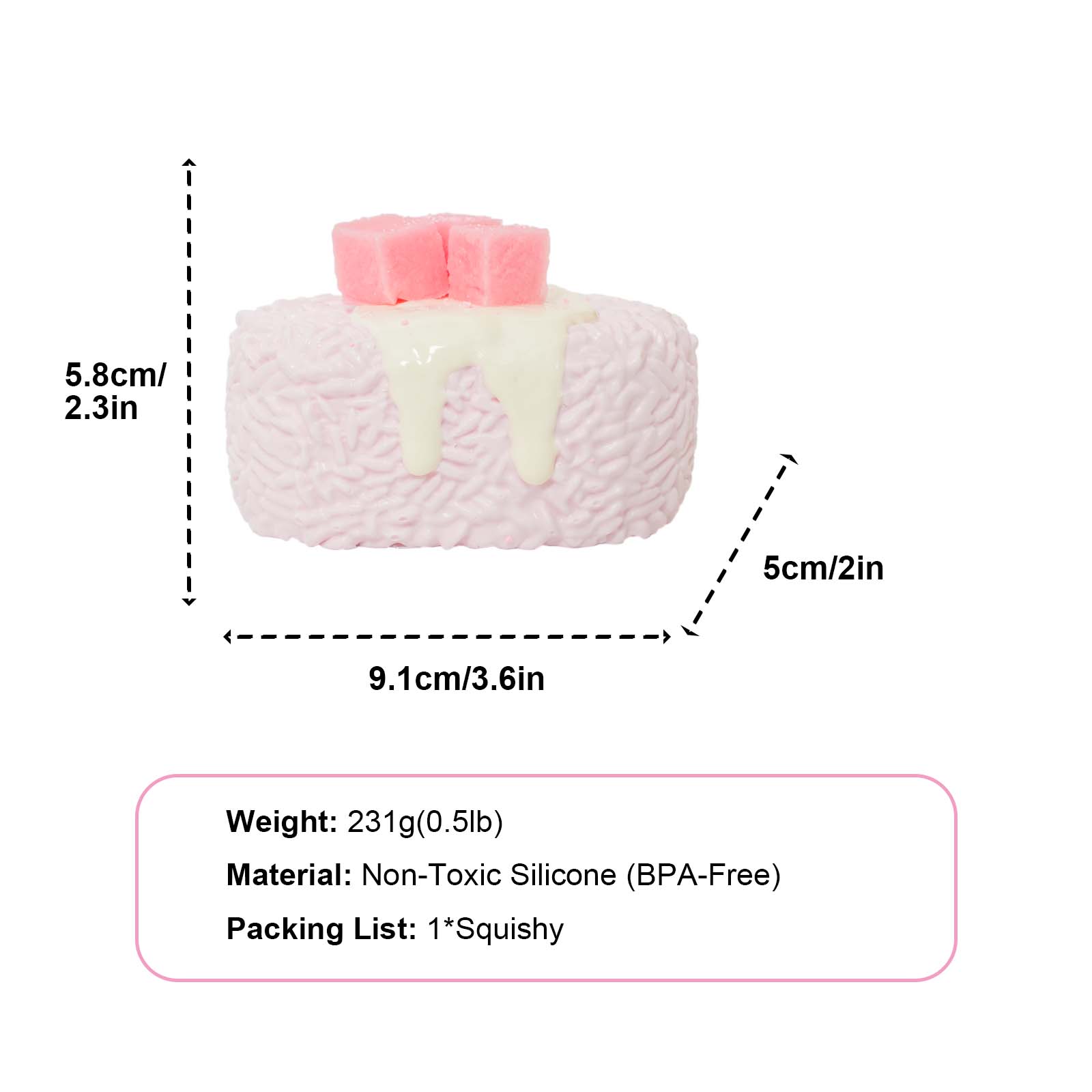 Peach Milk Shell Taba Squishy