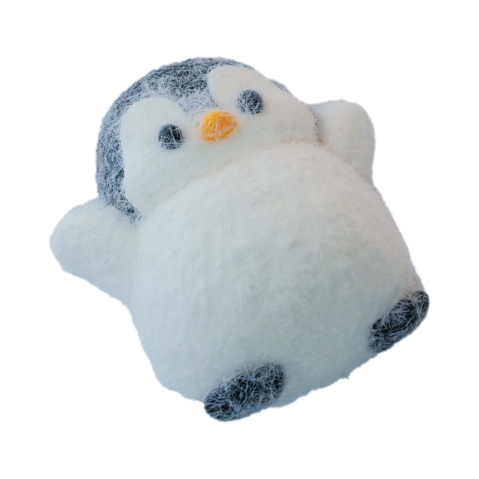 Fluffy Penguin Taba Squishy