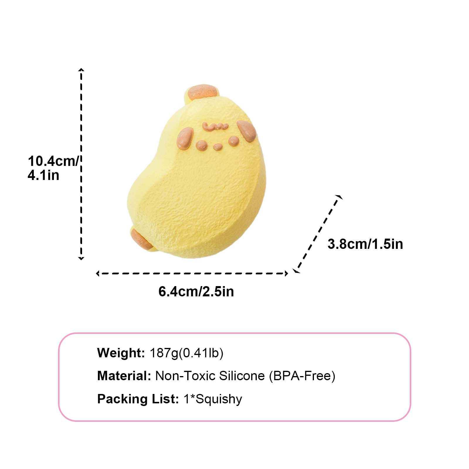 Chunky banana Taba Squishy