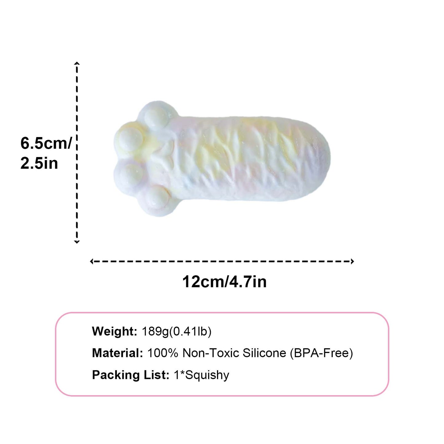 Macaron Cat paw Stick Taba Squishy