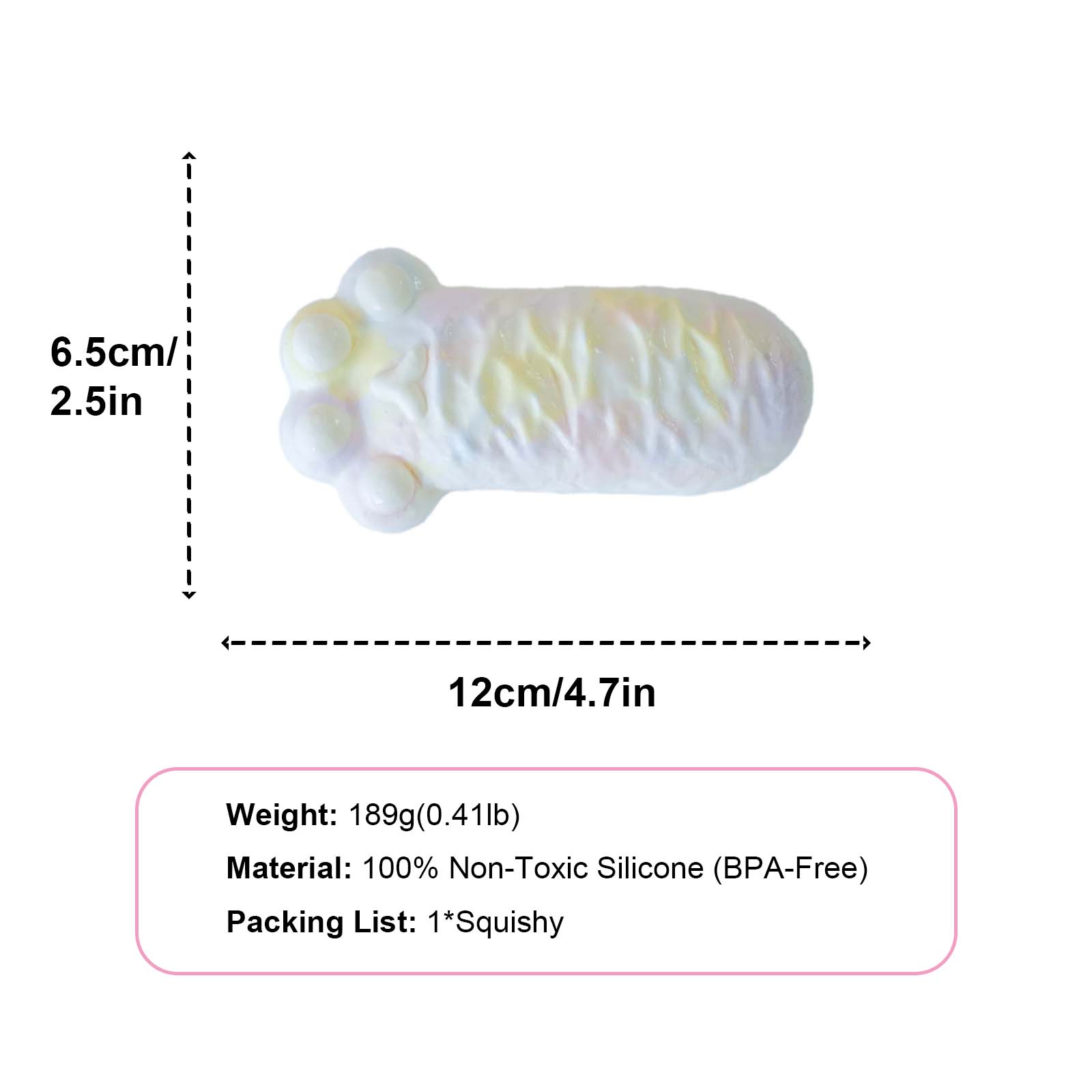 Macaron Cat paw Stick Taba Squishy