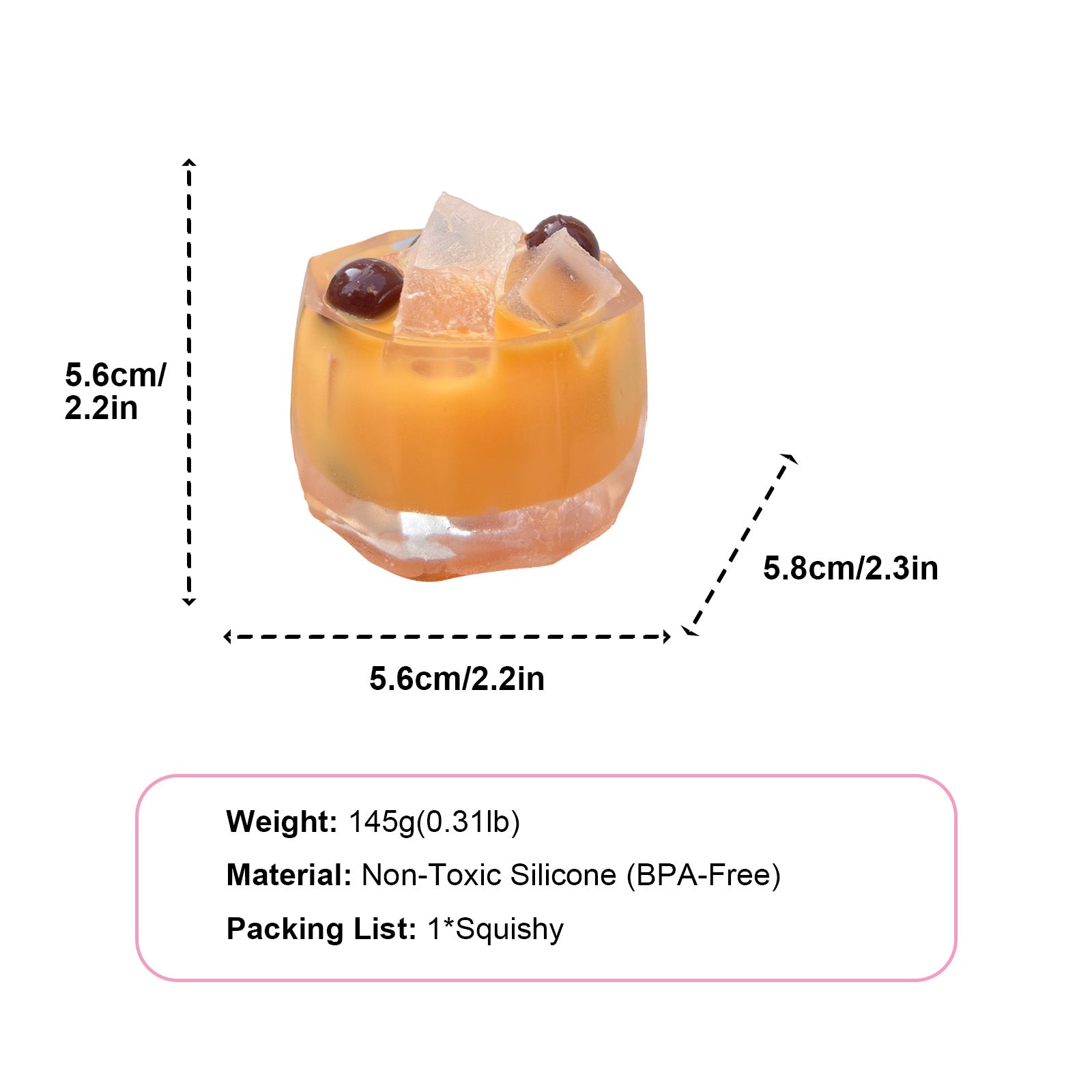 Boba Cup & Berry Soda Taba Squishy