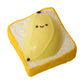 Smiling Banana Toast Taba Squishy