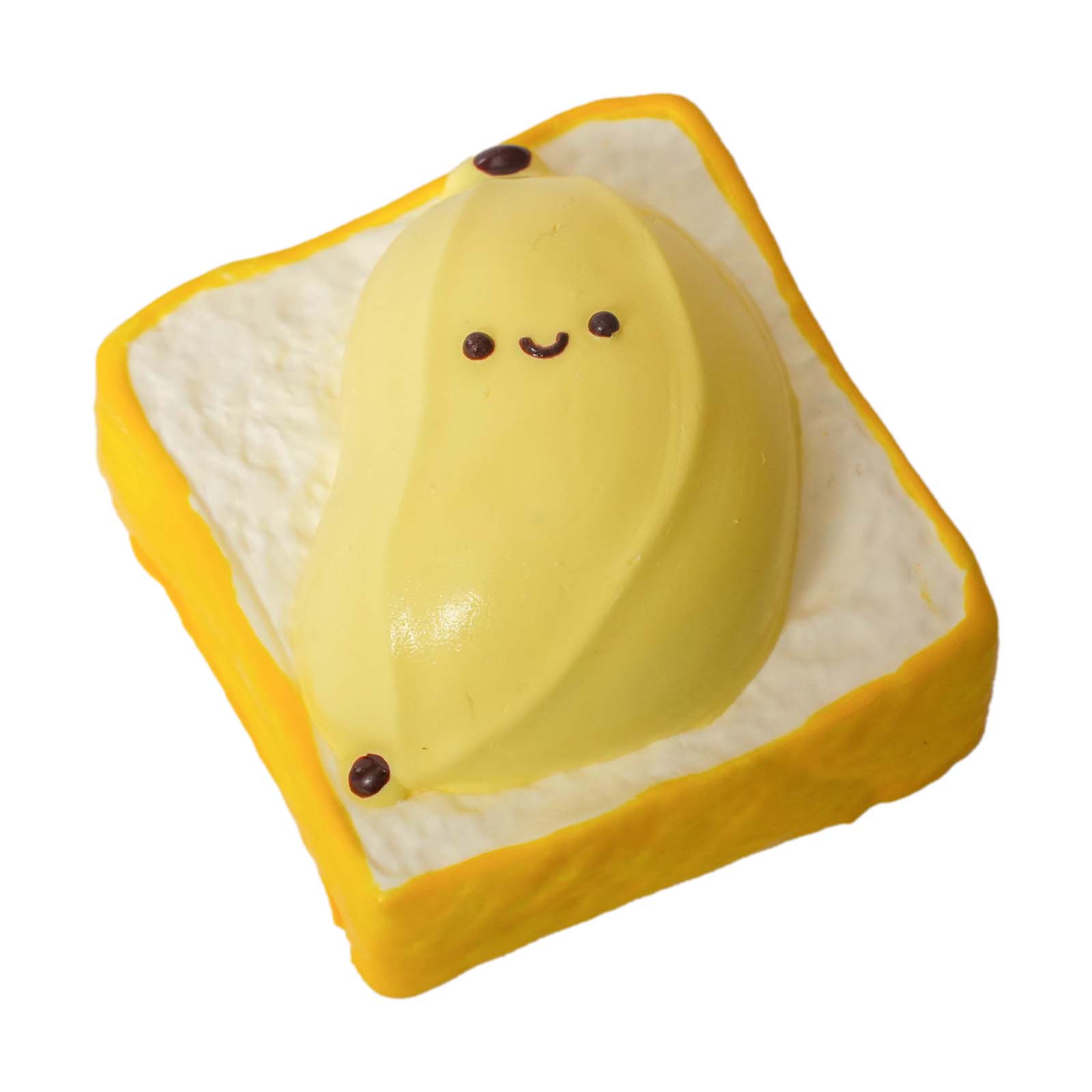 Smiling Banana Toast Taba Squishy