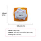 Orange Creamy bear Taba Squishy
