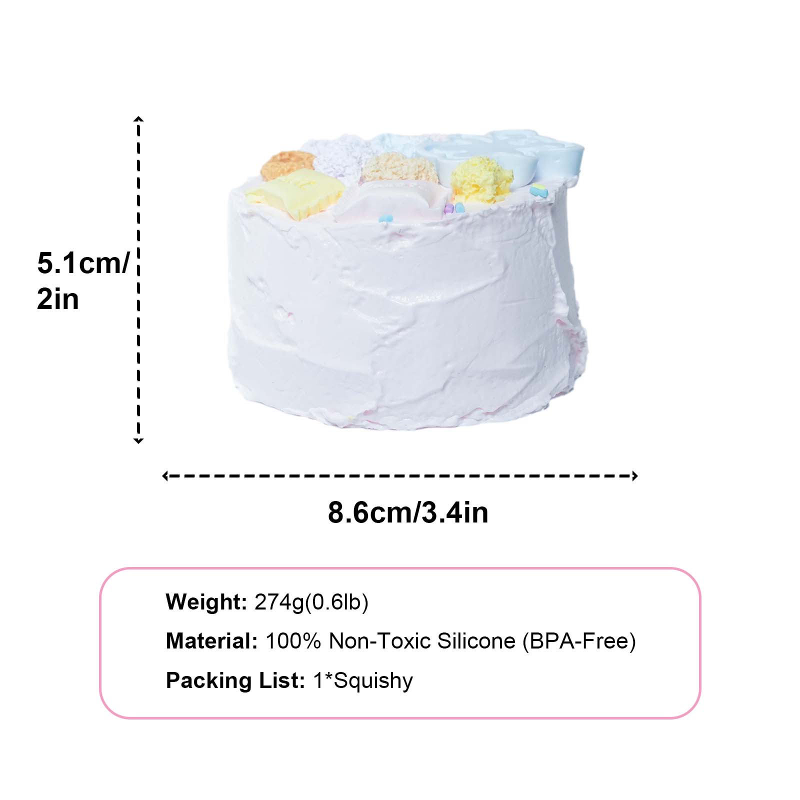 Pink Yogurt Bowlie Taba Squishy