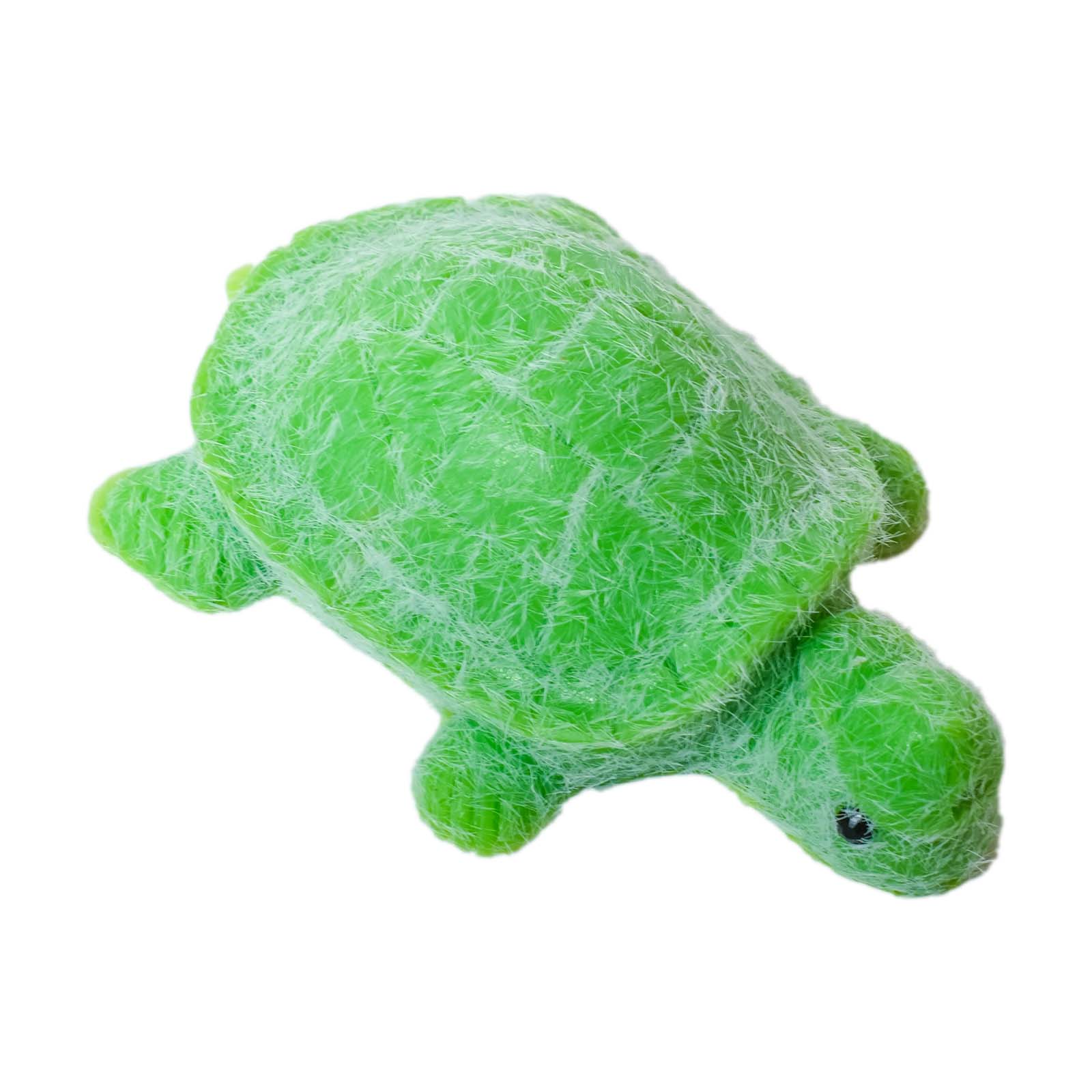 Fluffy Green Turtle Taba Squishy