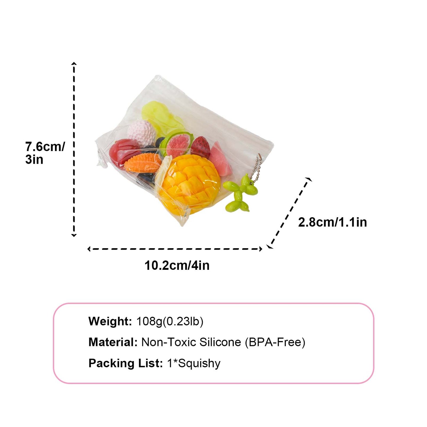Fruit Bowl Taba Squishy