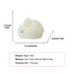 Fluffy Bunny Taba Squishy