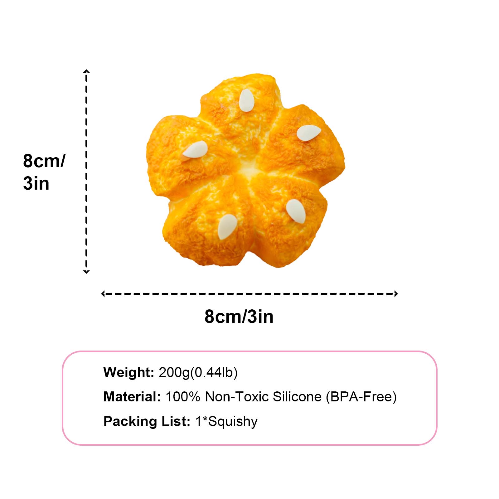 Pumpkin Pastry Taba Squishy