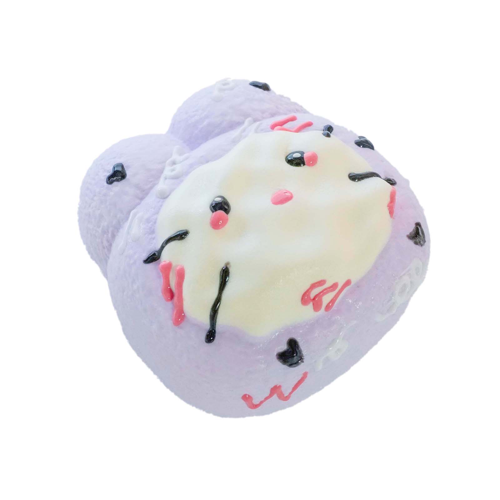 Purple cream bunny Taba Squishy