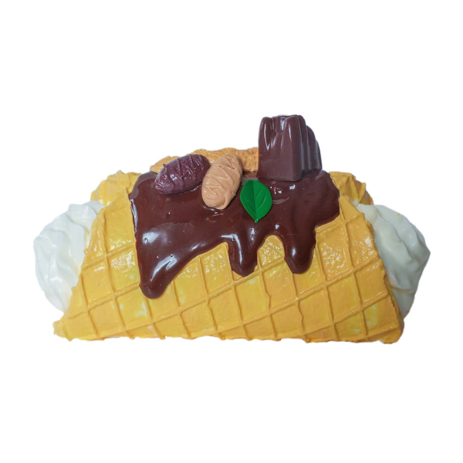 Waffle Roll Taba Squishy