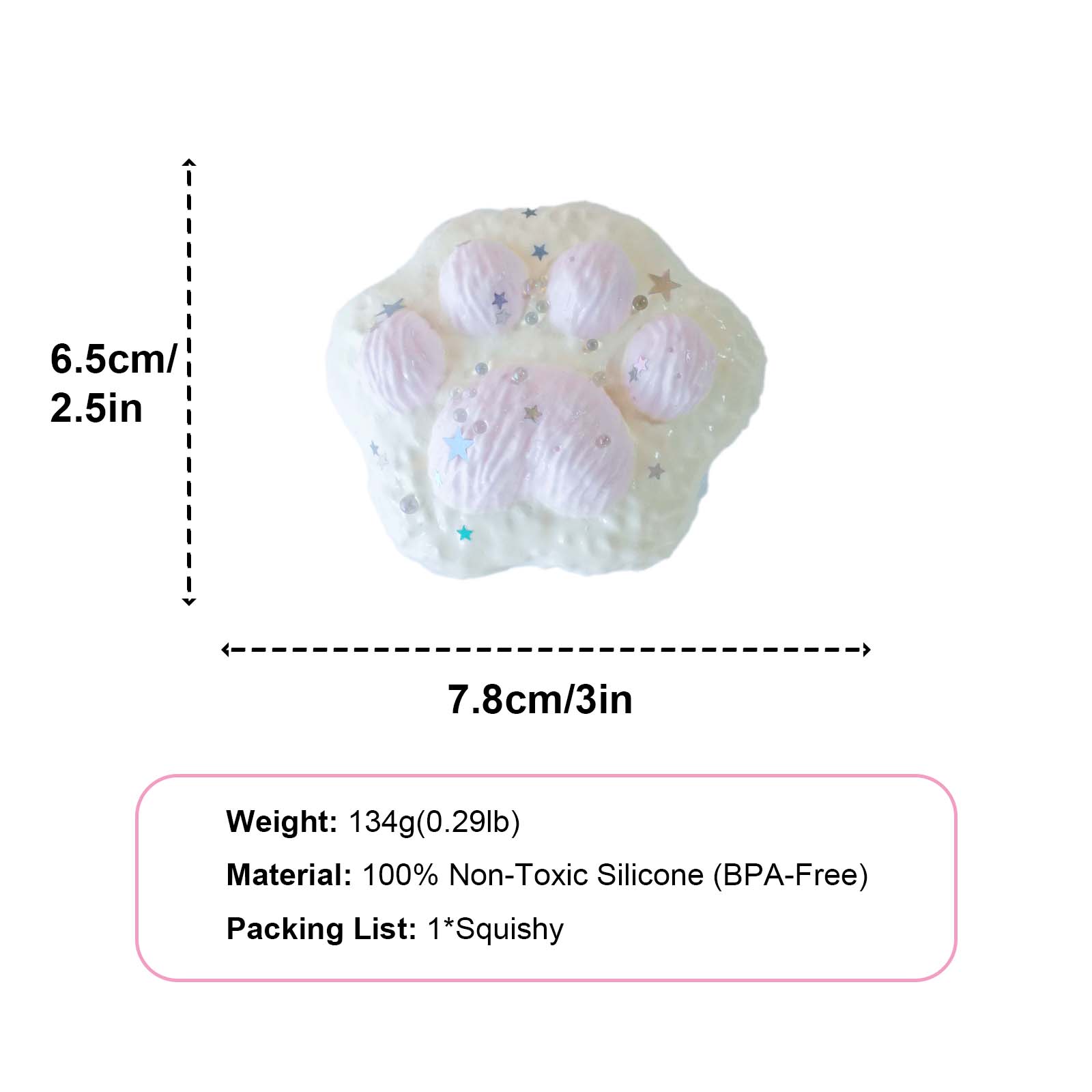 Cat paw cake Taba Squishy
