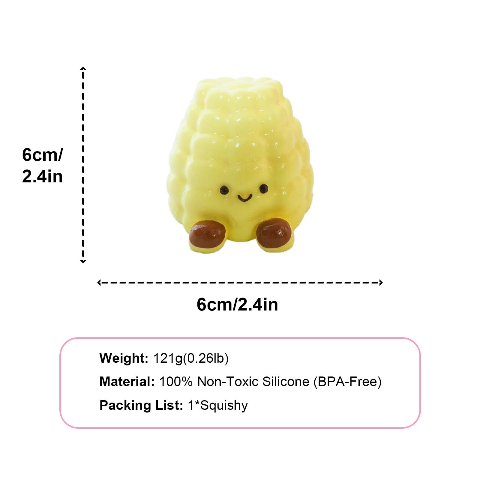 Smiling Corn baby Taba Squishy