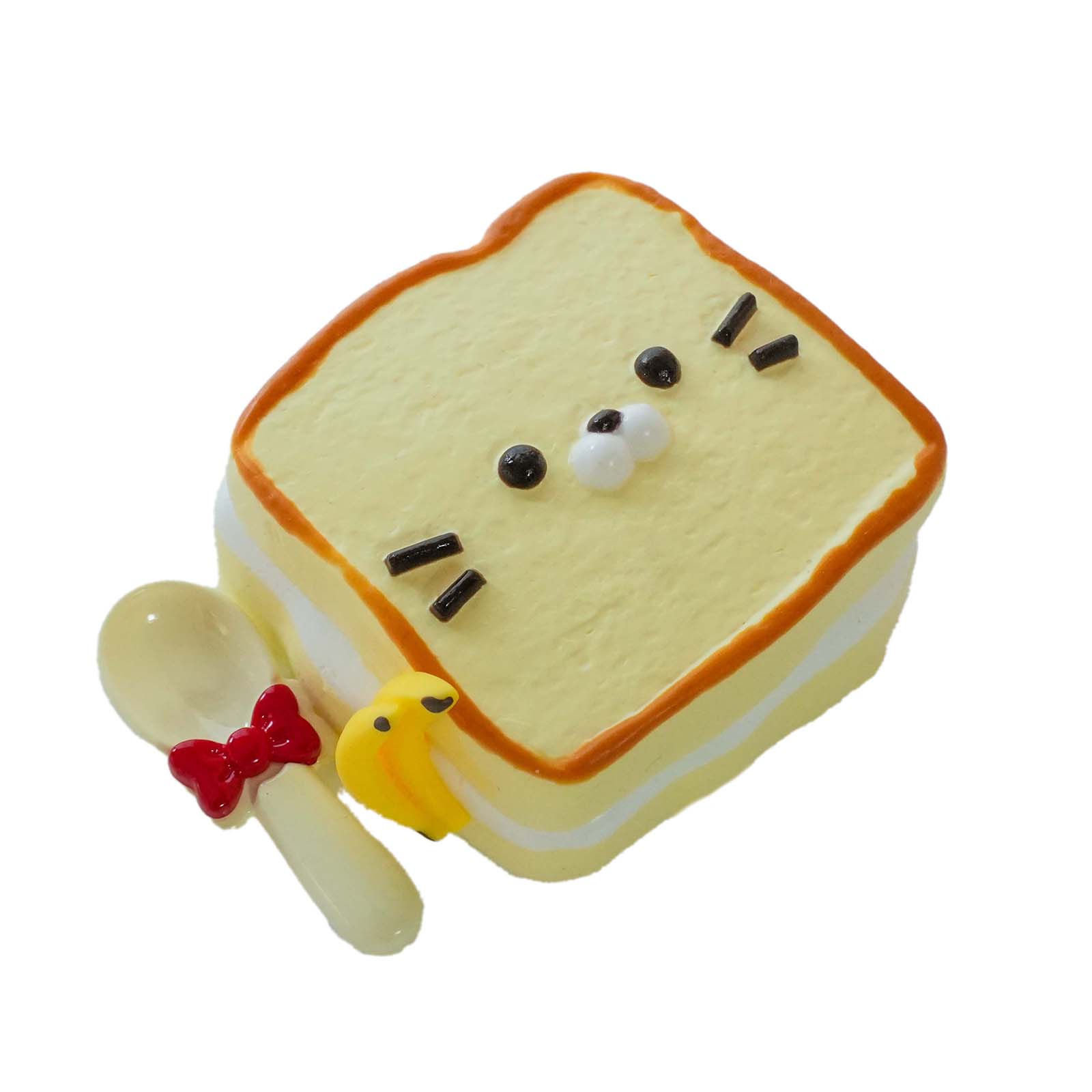 Kitty face toast Taba Squishy