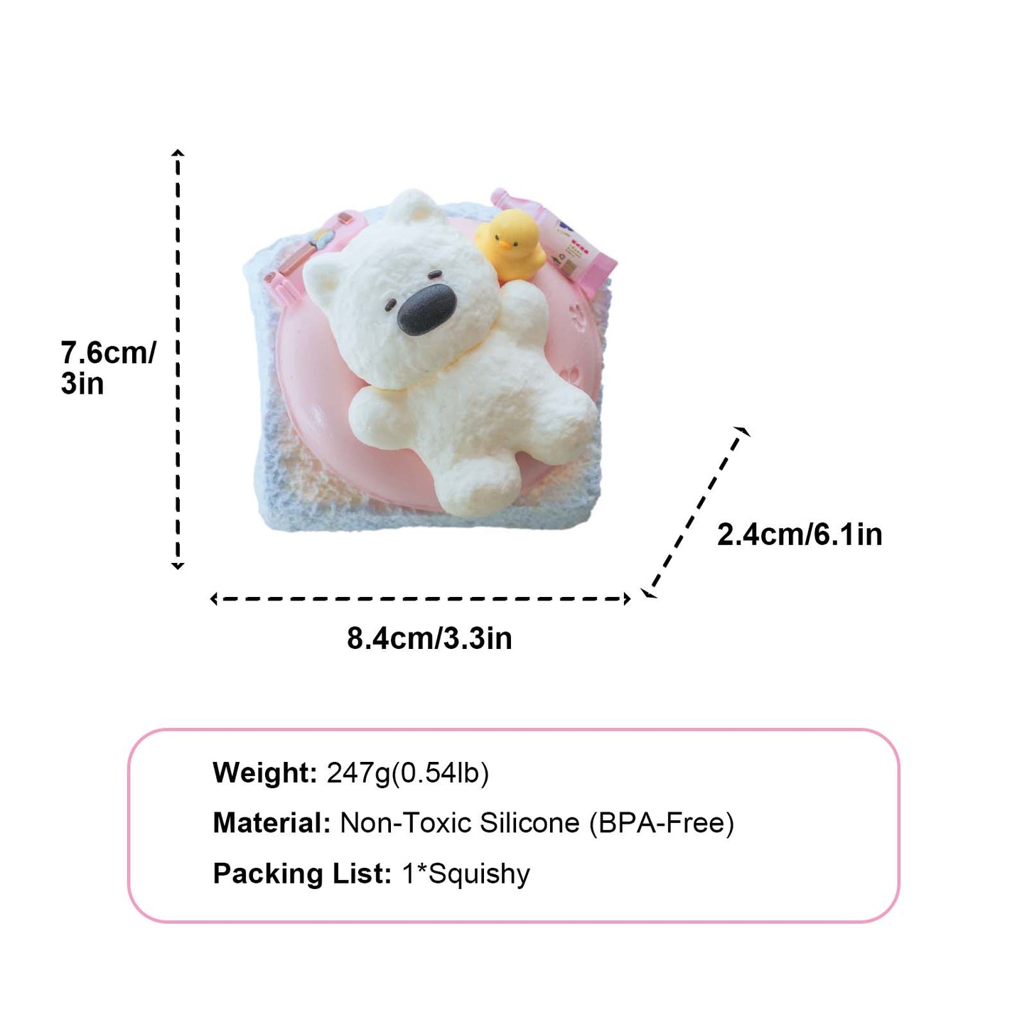 Swimming puppy Taba Squishy