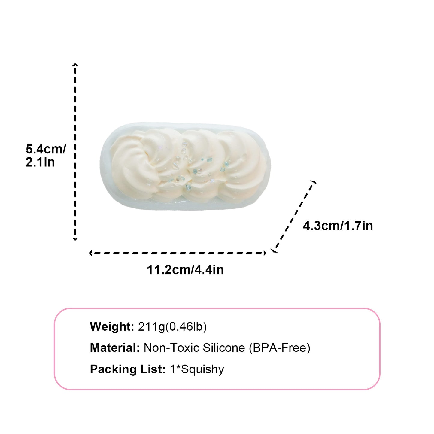 Sea-Salt Cream Taba Squishy