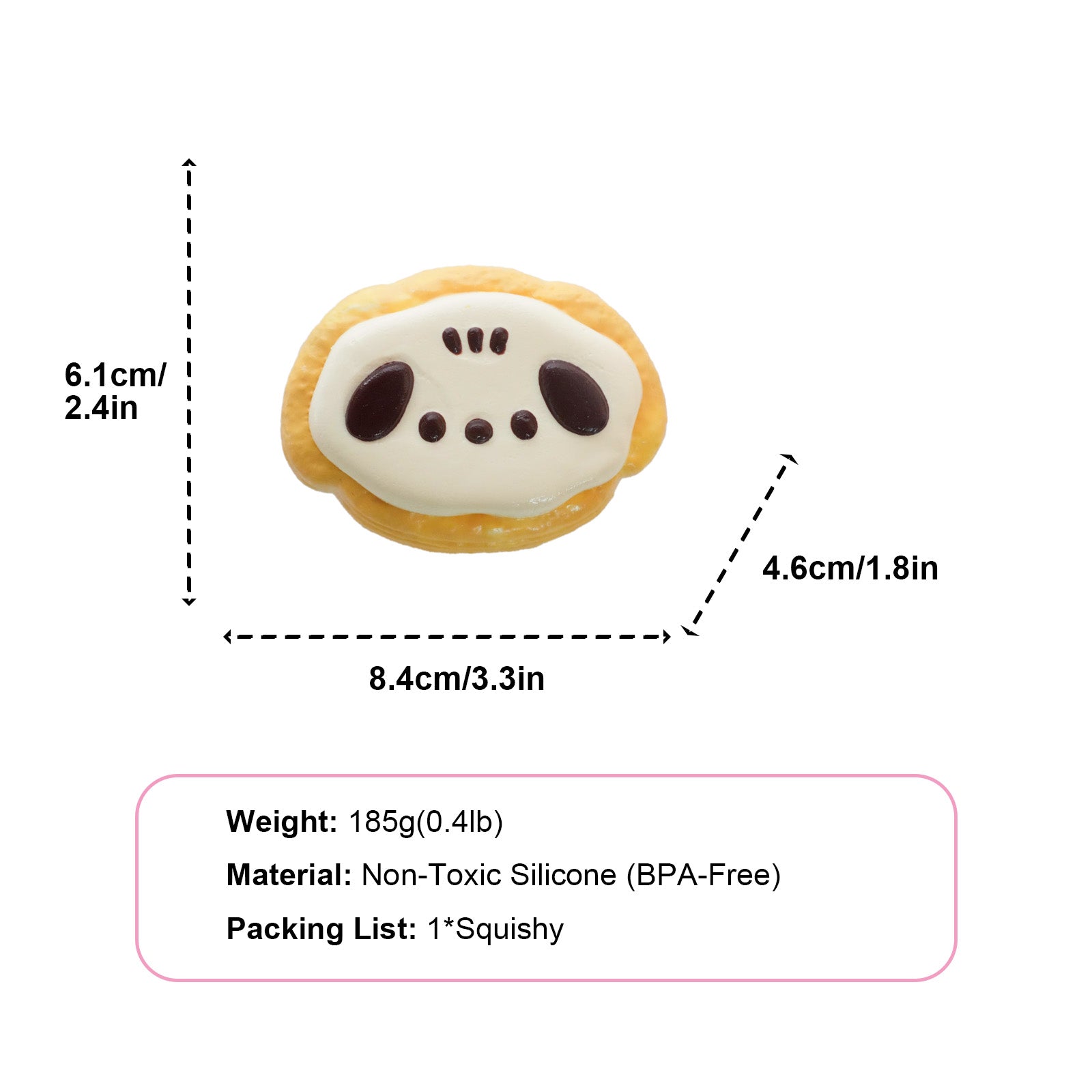 Wheat Dog Taba Squishy