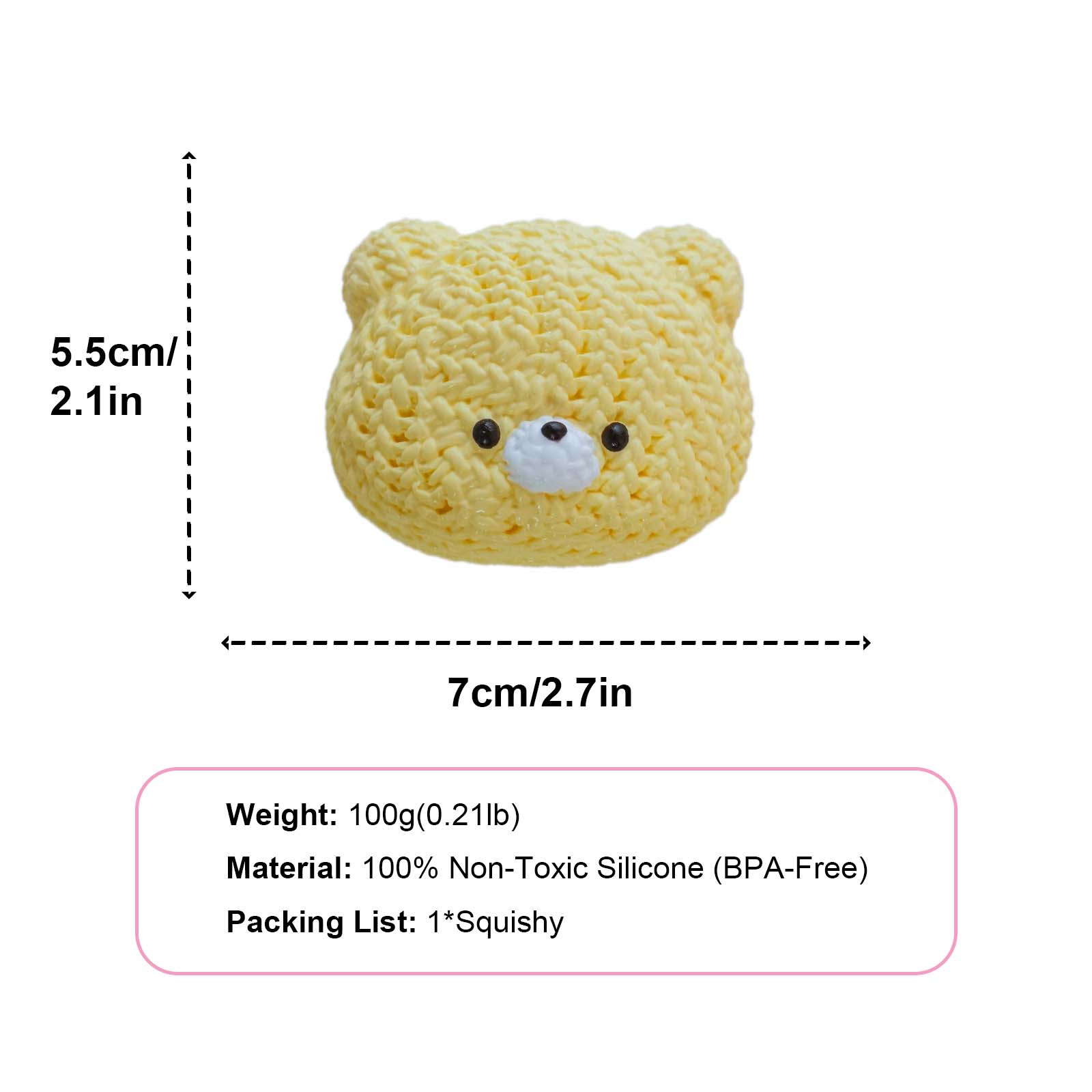 Yarn Bear Taba Squishy