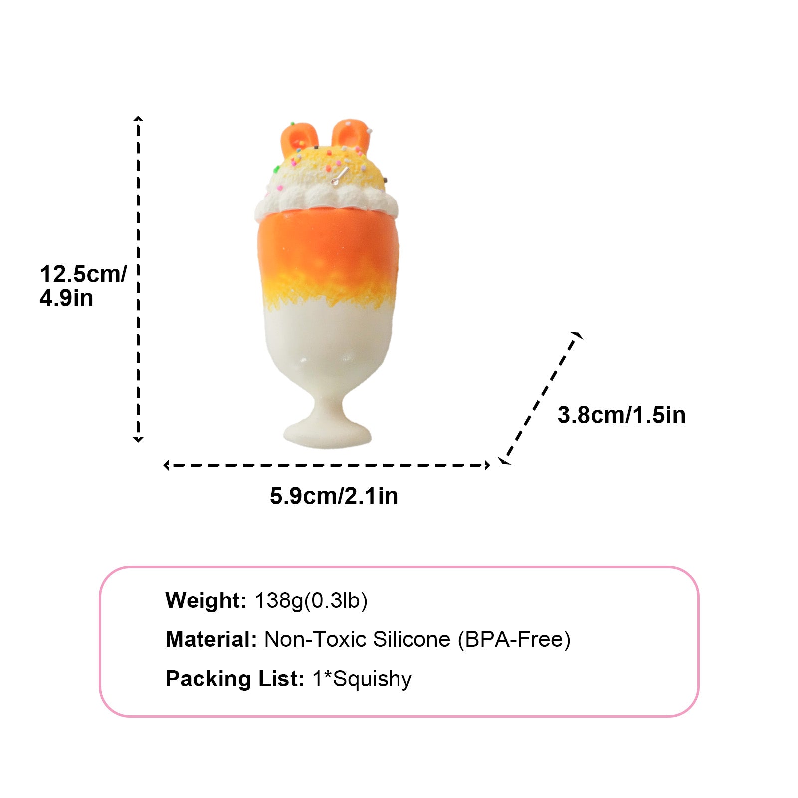 Orange Wine Glass Taba Squishy