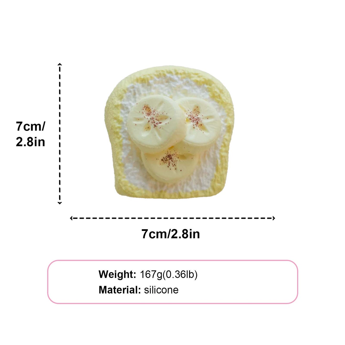banana thick toast Taba Squishy