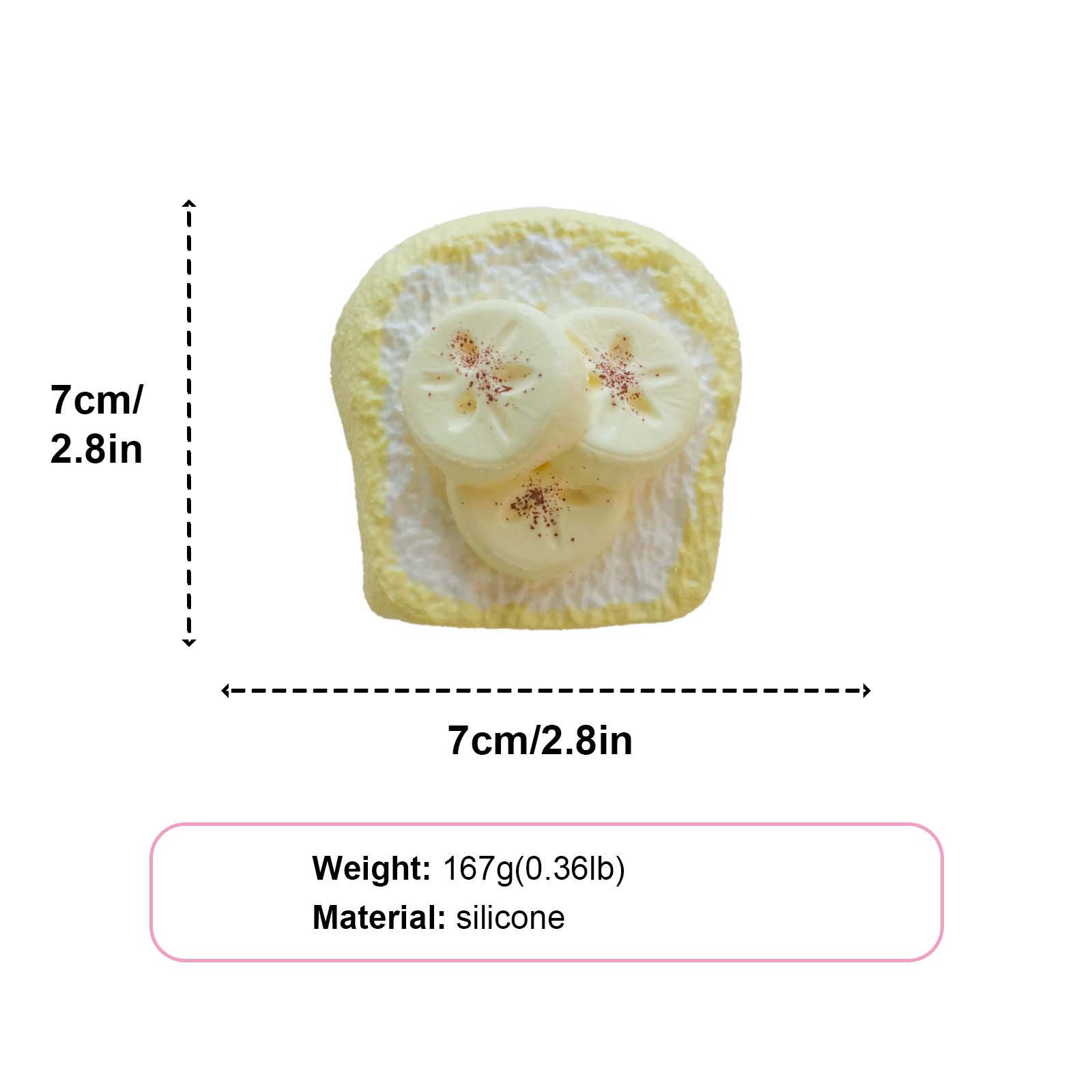 banana thick toast Taba Squishy