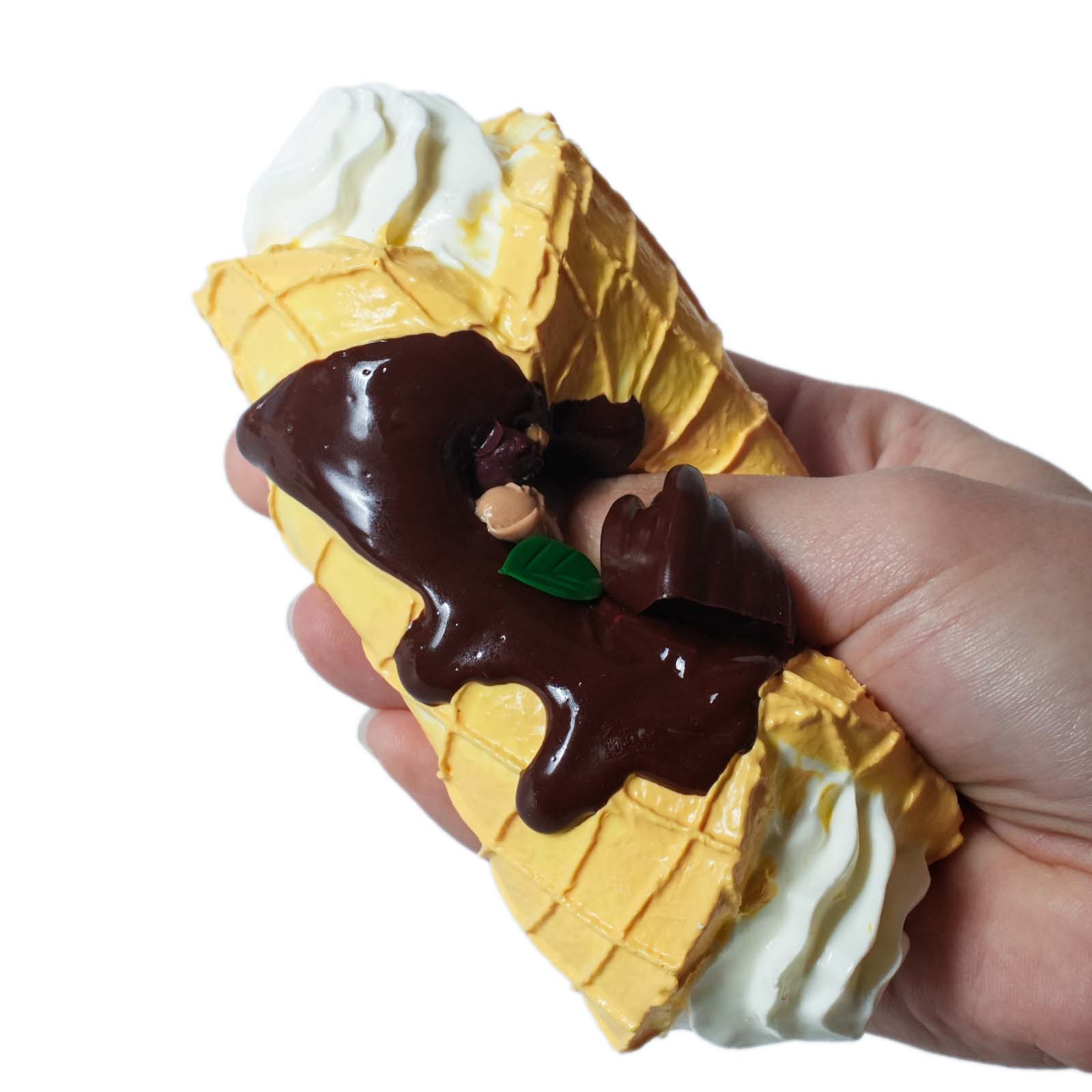 Waffle Roll Taba Squishy