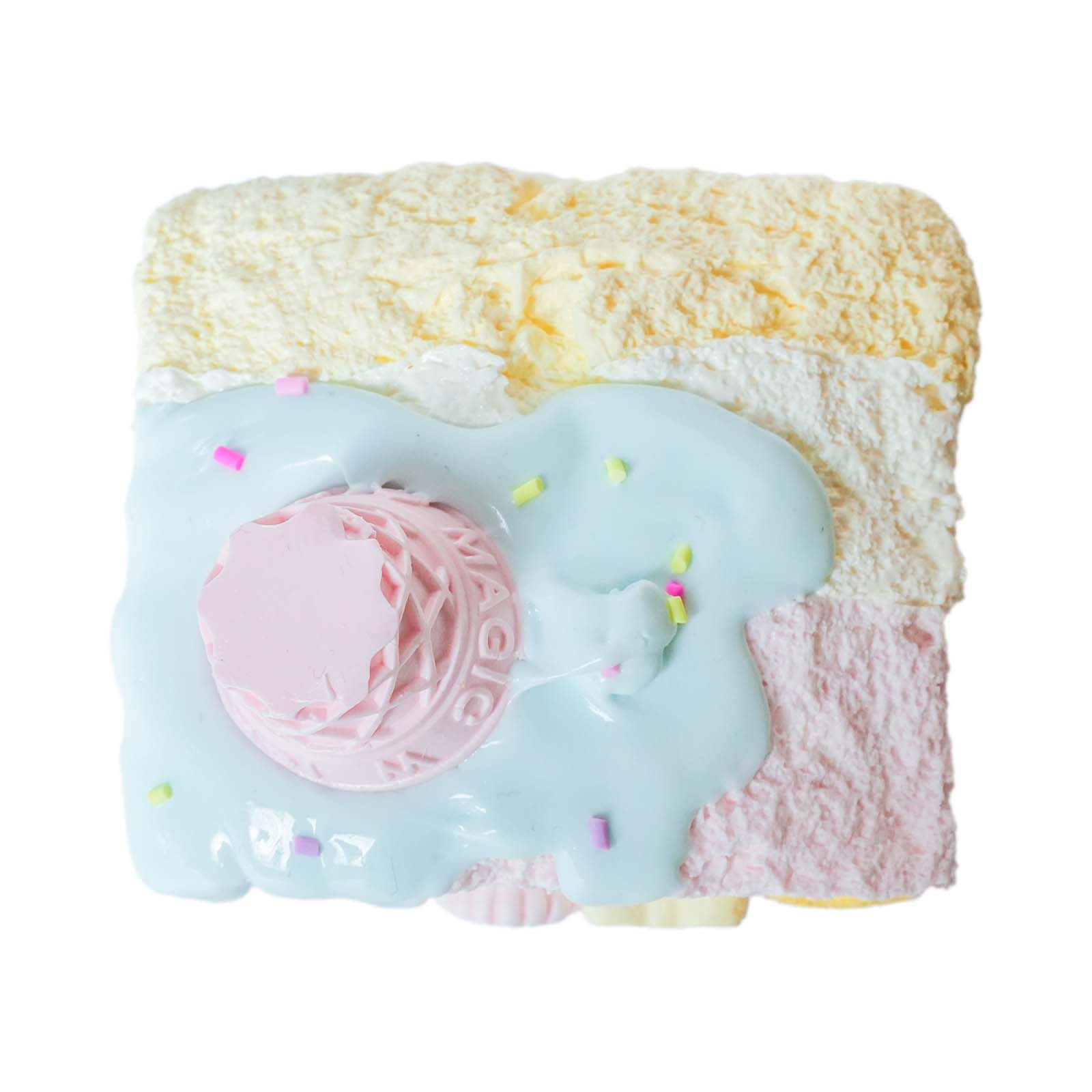 Ice Cream Toast Taba Squishy