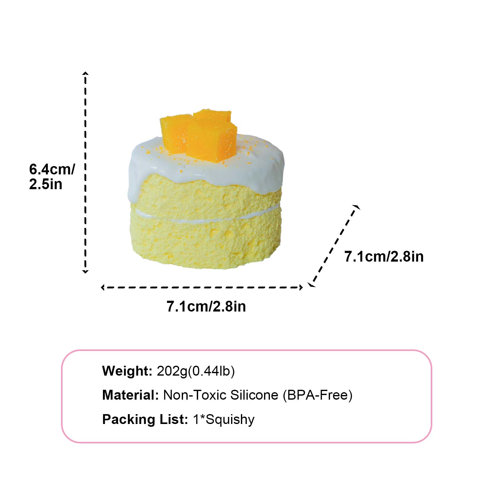 Mango Cake Taba Squishy