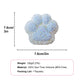 Ice Blue Cat Paw Taba Squishy