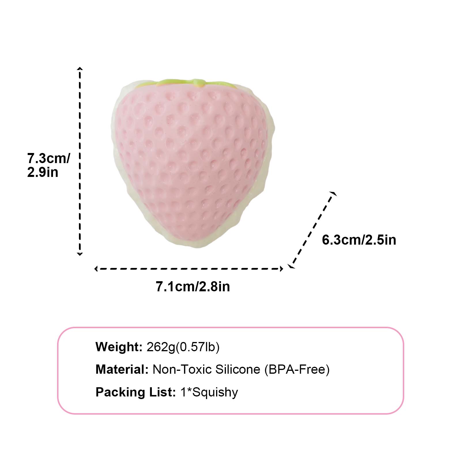 Big Strawberry Taba Squishy