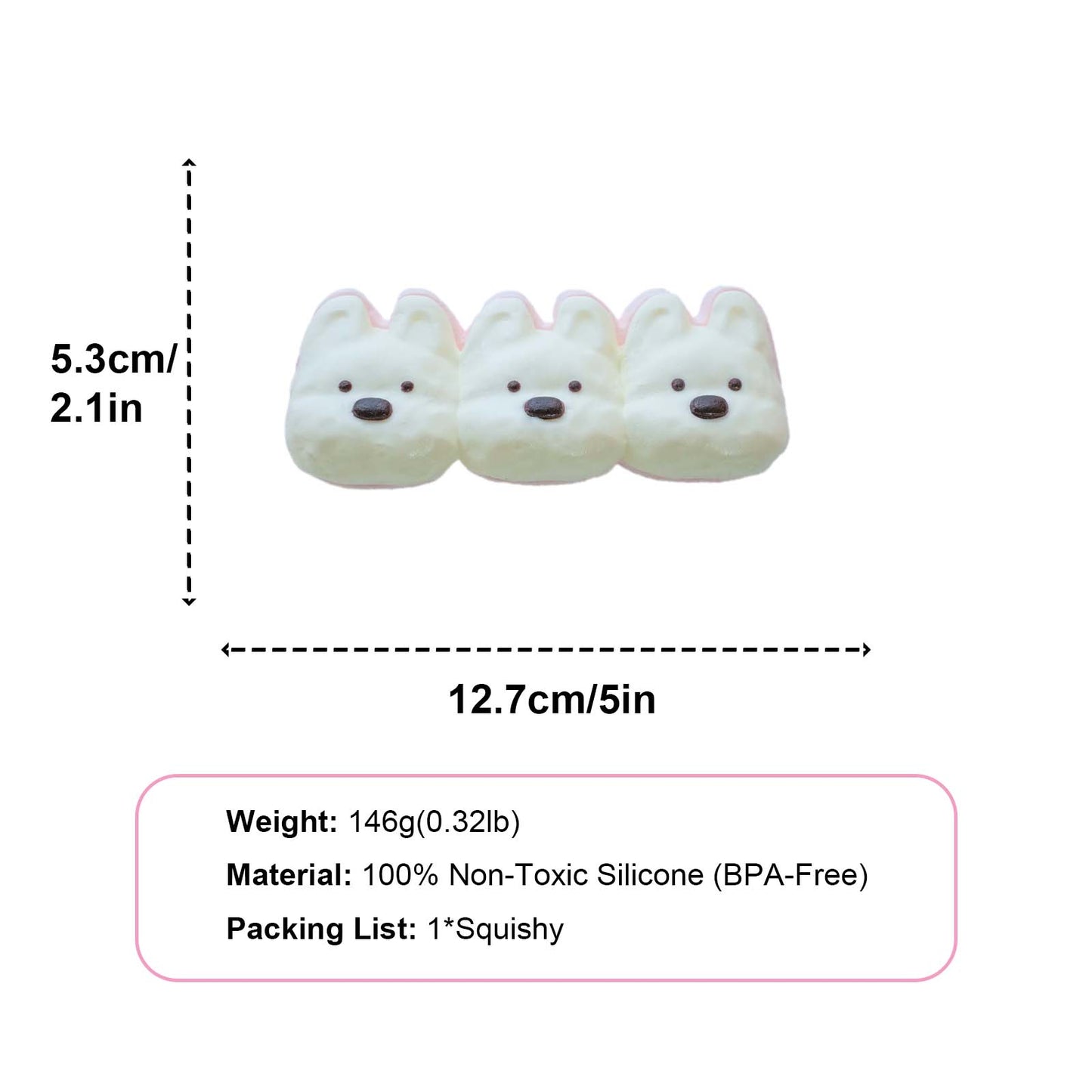 Three Puppy Brothers Taba Squishy