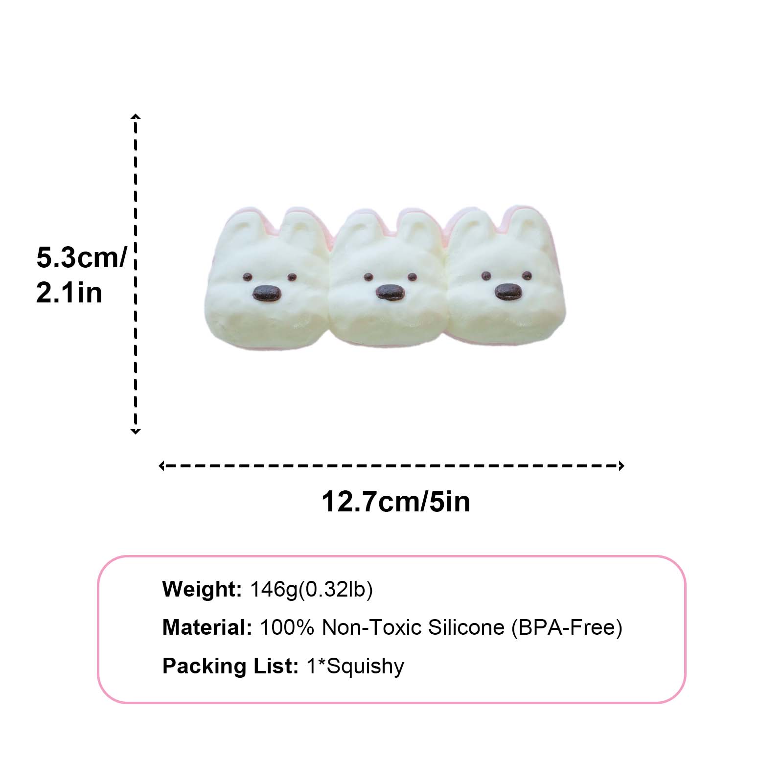 Three Puppy Brothers Taba Squishy