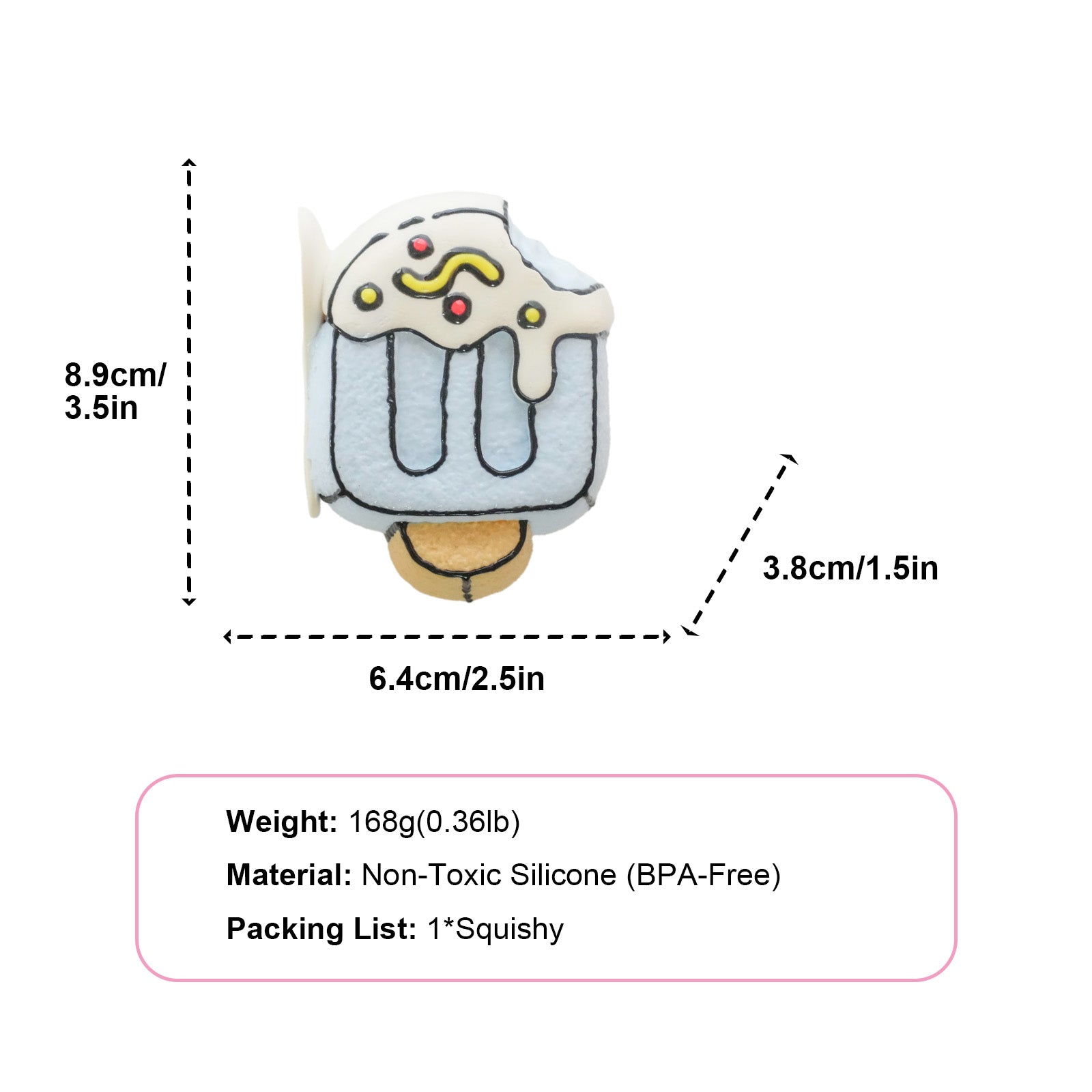 Anime Ice Cream Taba Squishy