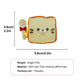 Kitty face toast Taba Squishy