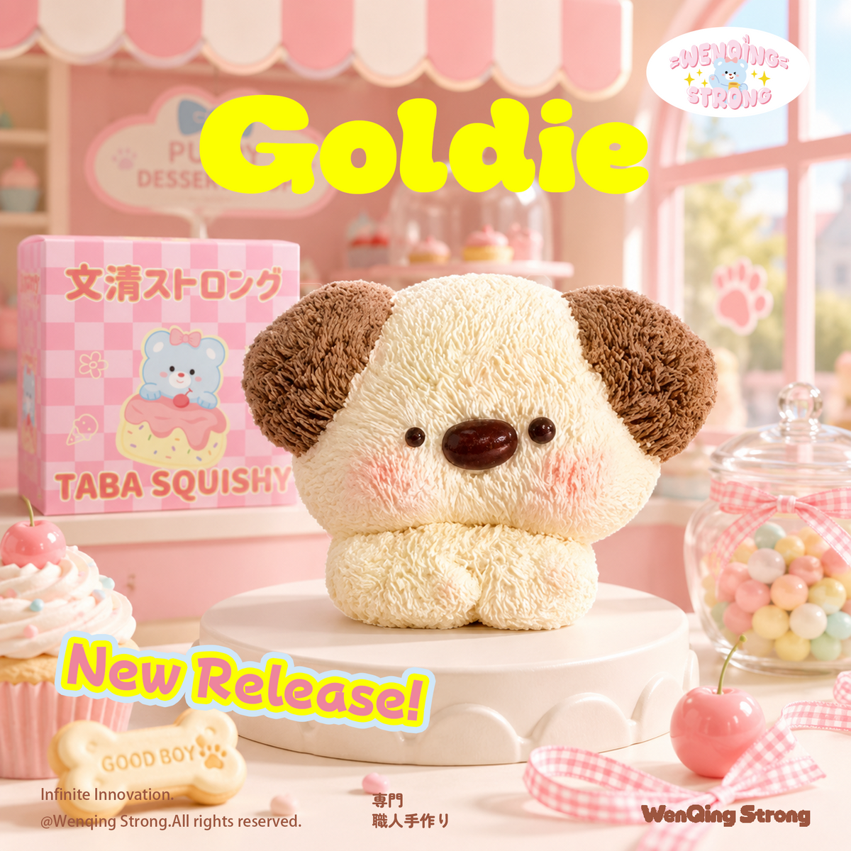 [WenQing Strong]TANNED GOLDIE[No returns or exchanges after opening] taba squishy Toy
