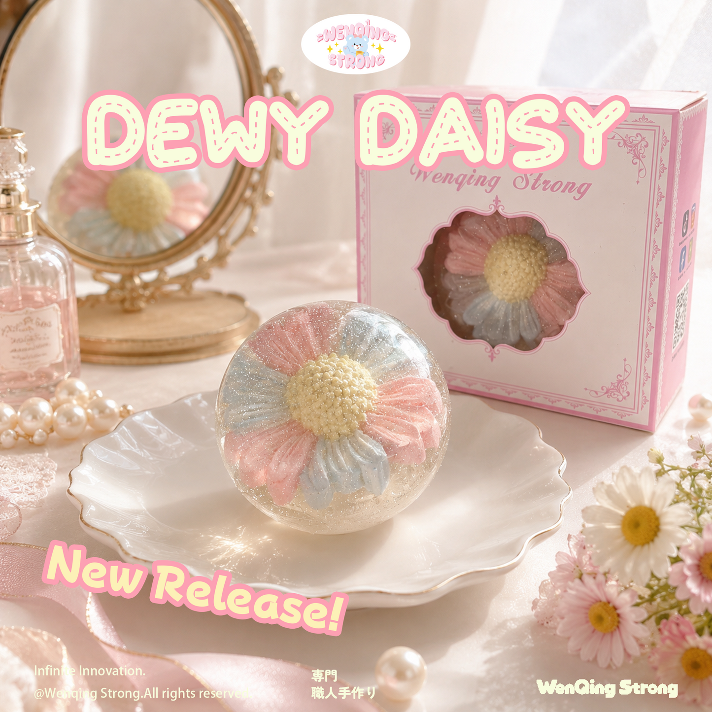 [Wenqing Strong]Dewy Daisy [No returns or exchanges once opened] Taba squishy -Blind Box