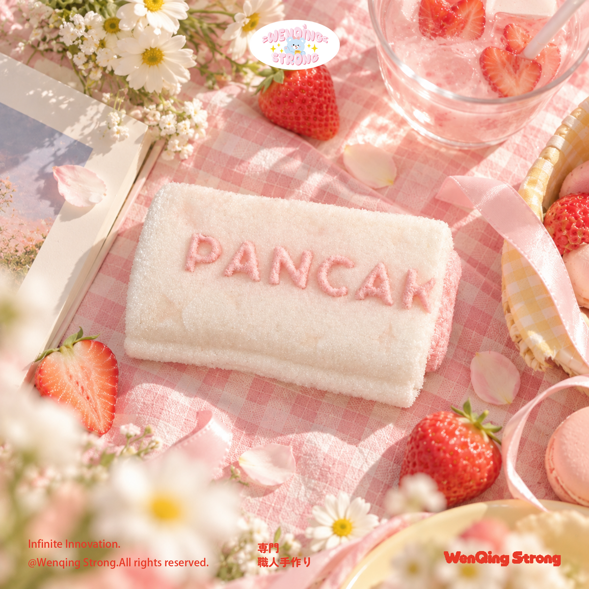 [Wenqing Strong]Berry Loaf【Marshmallow】taba squishy
