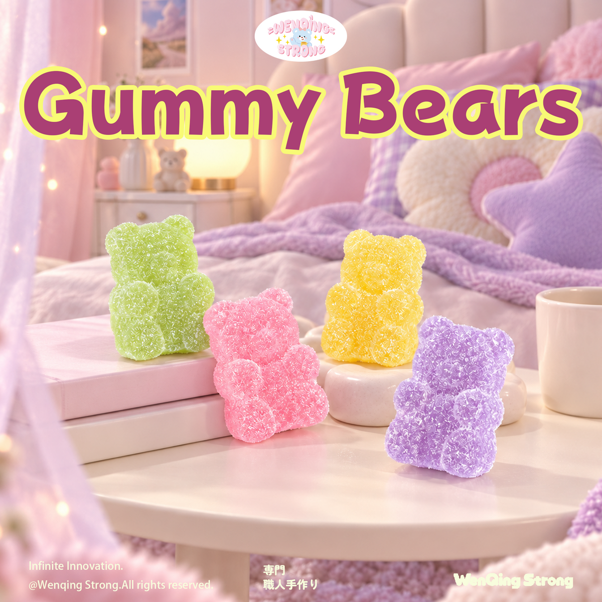 [Wenqing Strong]Gummy bears [No returns or exchanges once opened] Taba squishy（副本）