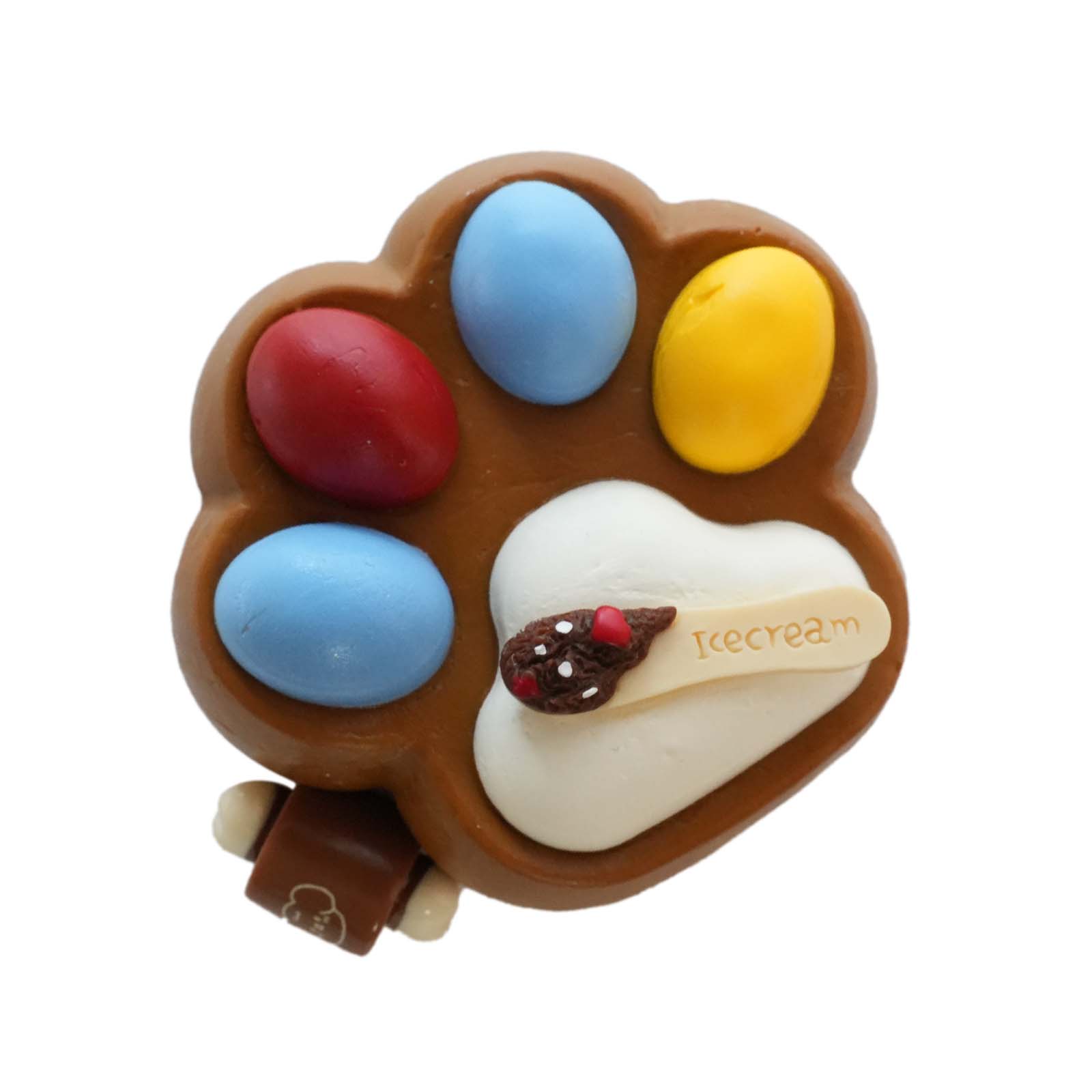 Chocolate beans cat Paws Taba Squishy