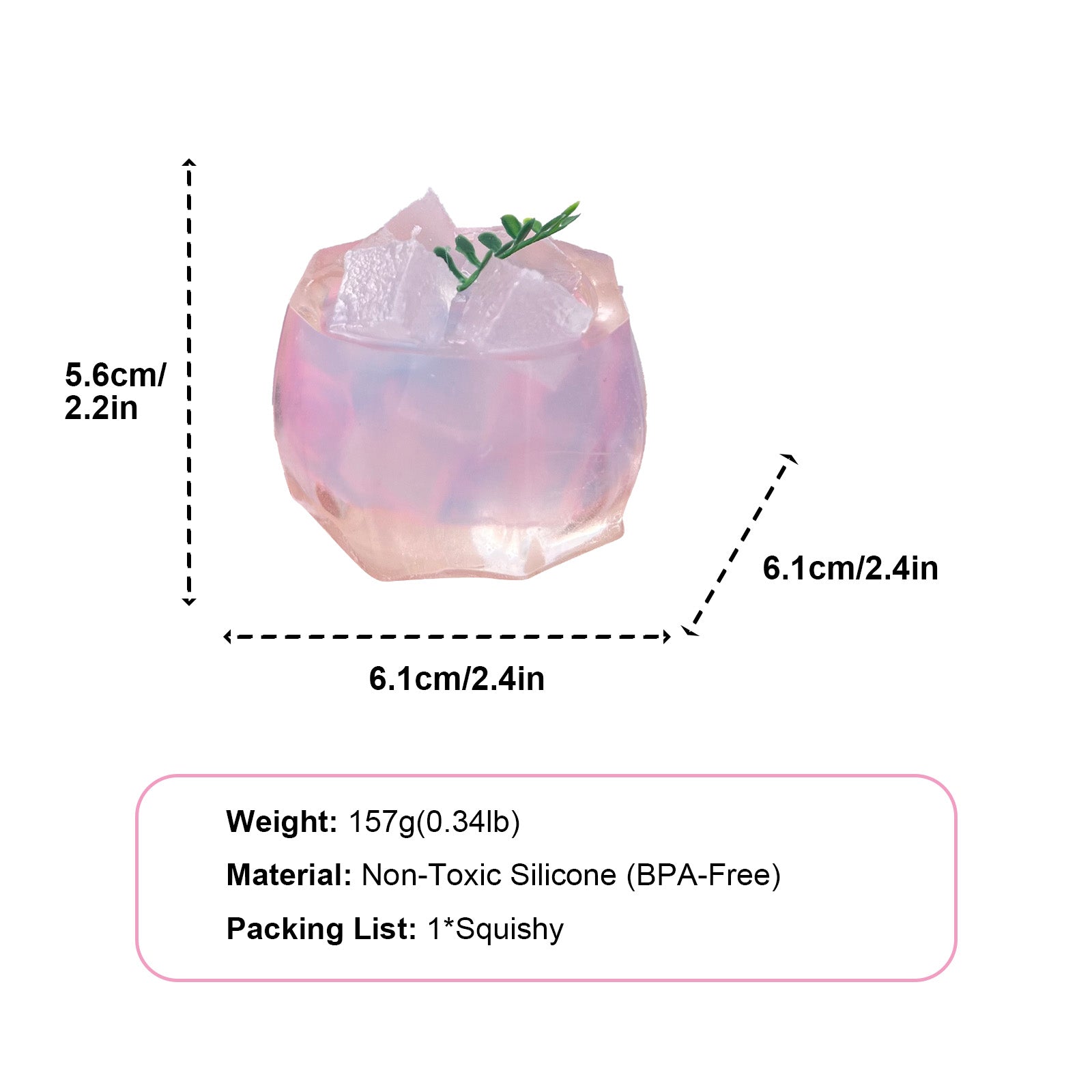 Boba Cup & Berry Soda Taba Squishy