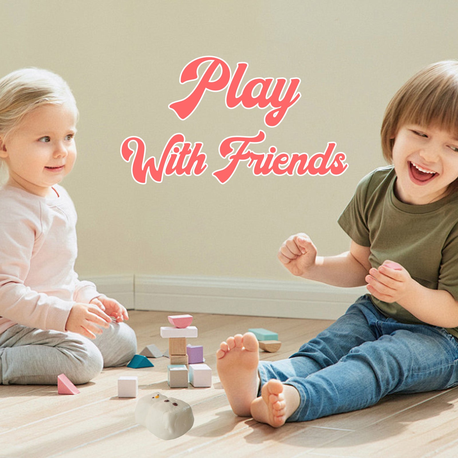 Marshmallow snowman Taba Squishy