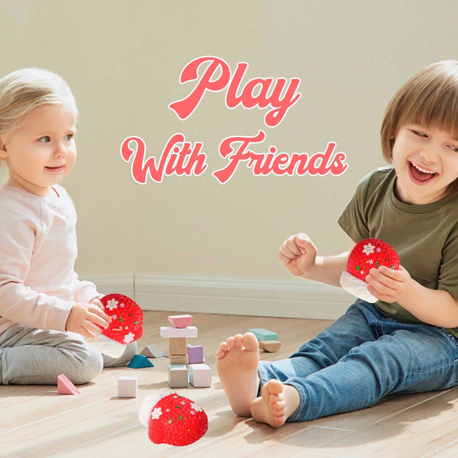 Christmas Mitten Taba Squishy